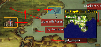 Caminho para a Abadia