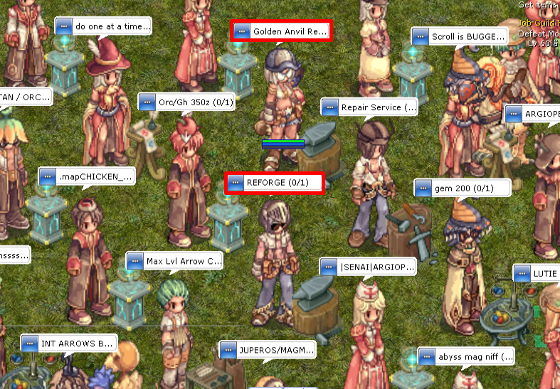 Interface do Reforge