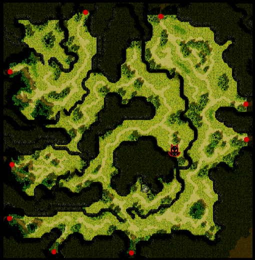 Símbolo de monstro elite no mapa