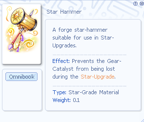 Star Hammer e seus componentes