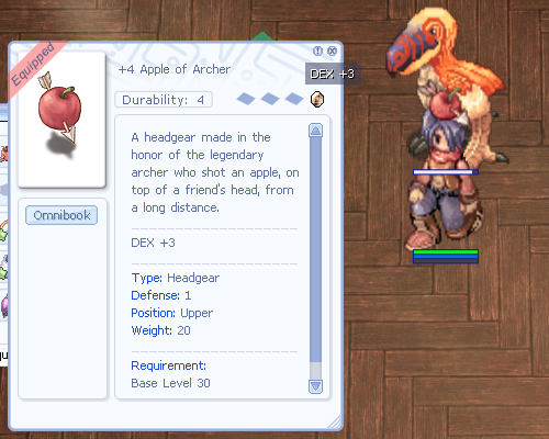 Exemplo de chapéu encantado