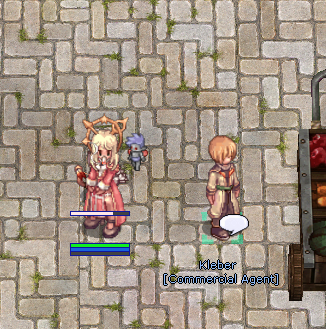 Localização do Commercial Agent em Izlude